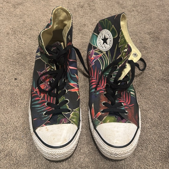 Converse Tropical Print High Top Sneakers SIZE 13M 15W - Picture 2 of 8